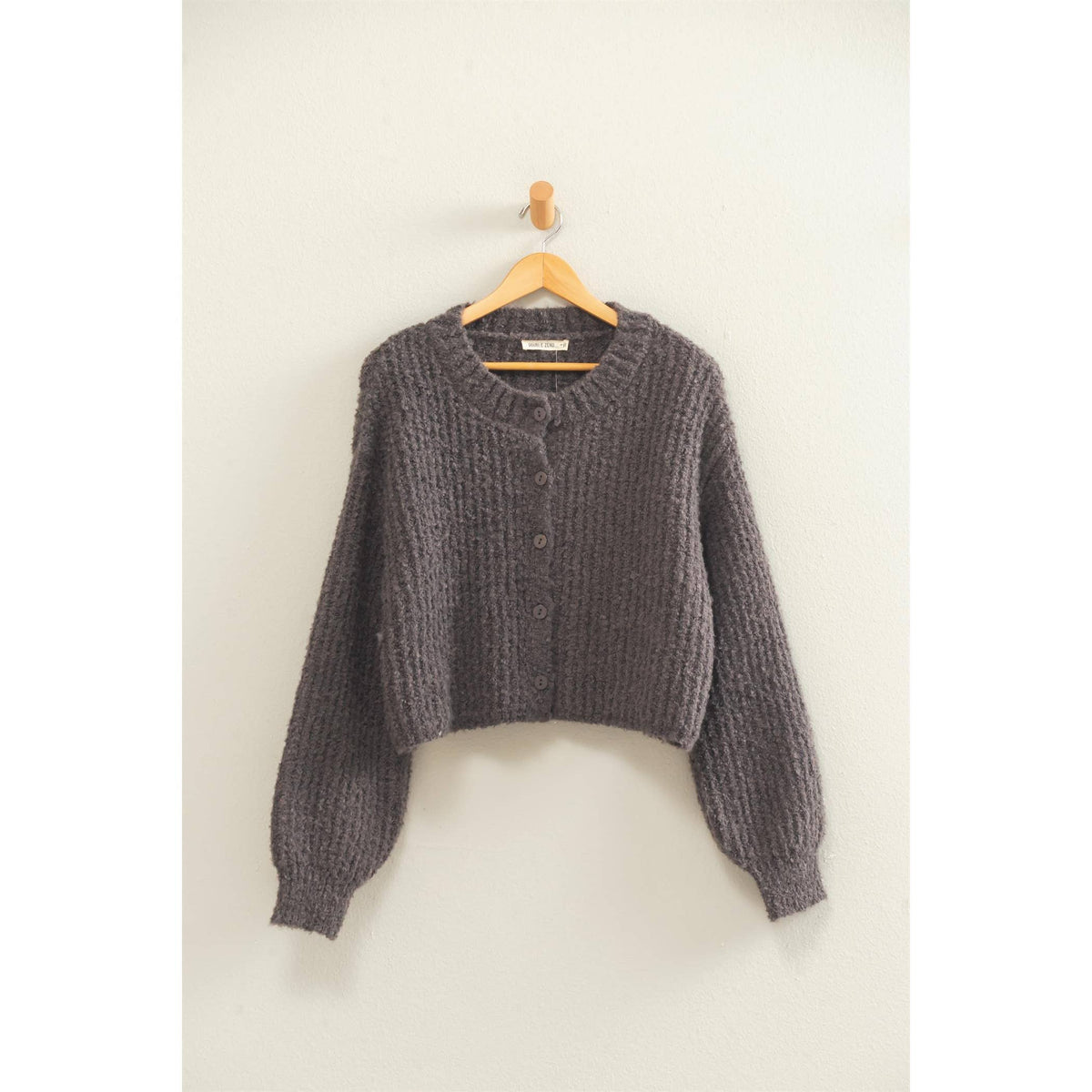 Knit Button Front Cardigan